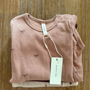 Quincy Mae Dusty Rose Baby Set